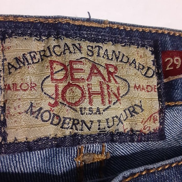 Dear John Women's Joyrich Comfort Skinny Blue Denim Jeans Size 29 - Picture 5 of 7